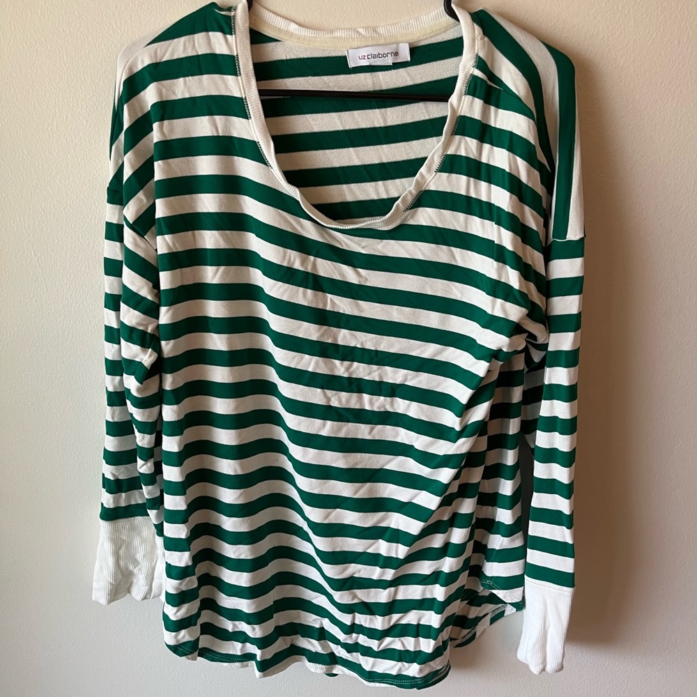 Liz Claiborne Striped Sweater